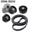 Keilrippenriemensatz SKF VKMA 38340 für BMW 3er E90 Touring E91 1er E81 E87 E92