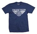 Bravado - Marvel Comics  Captain America Team Cap Logo T-Shirt - Blau