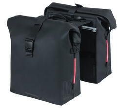 BASIL Doppelpacktasche SoHo Nordlicht MIK Befestigung: MIK System | night schwar