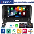 Für Audi TT 8J 2006-2014 Android 14 4+64GB Autoradio Apple Carplay GPS NAVI +KAM