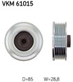 SKF VKM 61015 Umlenk-/Führungsrolle, Keilrippenriemen für TOYOTA