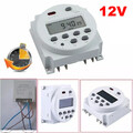 DIGITAL LCD ZEITSCHALTUHR DC 12V 16A PROGRAMMIERBAR TIMER SCHALTER ELEKTRONISCH