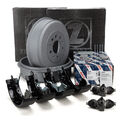 ZIMMERMANN Bremstrommeln Ø 268mm BOSCH Bremsbacken für VW TRANSPORTER T4 hinten