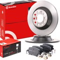 BREMBO Bremsenset Hinten Bremsscheiben Beläge für AUDI A6 Avant (4F5, C6) 302mm