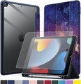 Hybrid Case + 9H Panzerfolie Glas iPad 9/8/7 (2021/2020/2019) 10.2 Stifthalter-4