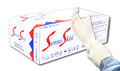 Einmalhandschuhe / Einweghandschuhe Latex, Senso Skin, 100 Stück S,M,L,XL