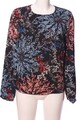 B.C. BEST CONNECTIONS Langarm-Bluse Damen Bluse Gr. DE 38 schwarz-blau-pink