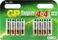 Batterien AA LR6 Mignon GP ® Super Alkaline 8 1,5V SPARPACK 950479399
