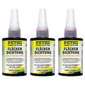 Flächendichtung Mittelfest Orange 3x 75ml Petec 97175 Dichtpaste Dichtmasse