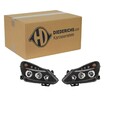DIEDERICHS TUNING H1 SCHEINWERFER SATZ SCHWARZ passend für OPEL CORSA | 1814480