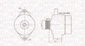 Generator Für OPEL VAUXHALL SAAB Astra H Cc GTC Twintop Signum Astra B 13117236