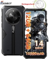 FOSSiBOT F105 Android 14 Handy 10300mAh Outdoor Handy Ohne Vertrag IP68 IP69K