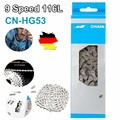 HG53 Fahrradkette Für SHIMANO 9 Fach 116 Glieder Fahrradkette Mountainbike Kette