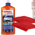 Sonax Ceramic Politur All-in-One Xtreme 500ml Versiegelung + 2x Mikrofasertuch