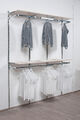 Wandregal Kleiderständer Rückwandsystem Kleider-Regal Ladeneinrichtung Garderobe