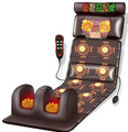 MoCho Massagematte mit Wärmefunktion Massageliege Ganzkörpermassage Massagegerät