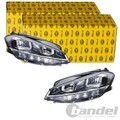 2x HELLA HALOGEN SCHEINWERFER SATZ passend für VW GOLF LINKS+RECHTS