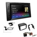 Pioneer Autoradio Bluetooth DAB Apple Android für Fiat Doblo ab 2010 schwarz