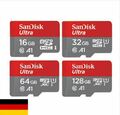 Original Sandisk ULTRA Micro SD Karte 16GB 32GB 64GB 128GB 256GB Speicherkarte