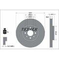 1x Bremsscheibe TEXTAR 92344703 passend für FIAT