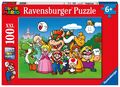 Ravensburger Kinderpuzzle 12992 - Super Mario Fun 100 Teile XXL - Puzzle für Kin