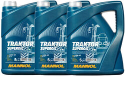 3x5 Liter Mannol TRAKTOR SUPEROIL 15W-40 Motoröl API  SG / CD 15W40