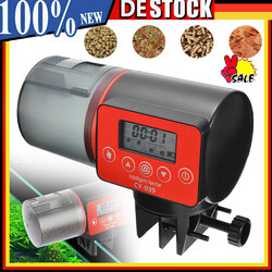 Aquarium Fischfutterautomat Automatischer Fischfutterspender Fisch für Fischtank