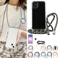 Handy Hülle für iPhone 7 8 SE 11 12 Handykette Umhänge Tasche Cover Kordel Band