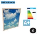 6x 48W Sky Cloud Muster LED Flach Slim Panel Licht Deckenlampe 600x600mm + Dr