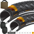 2x Continental Trekking E-Bike Reifen Contact Plus 26-28 PANNENSCHUTZ m/o.Schl.
