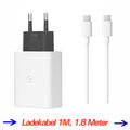 Original Google Pixel 9 9 Pro 8 8a 8 Pro Usb C Schnellladegerät 30W Ladekabel
