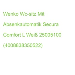 Wenko Wc-sitz Mit Absenkautomatik Secura Comfort L Weiß 25005100 (4008838350522)