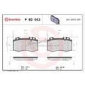 1x Brembo Bremsbelagsatz vorne u.a. für Mercedes S-Klasse C215 V220 SL | 916708