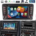 2+32G Carplay Android 13 Autoradio DAB+ GPS Nav KAM MIK Für Audi A3 8P 2003-2012
