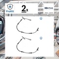 2x ORIGINAL® Meyle Sensor, Raddrehzahl Vorne, Links, Rechts für Citroën C5