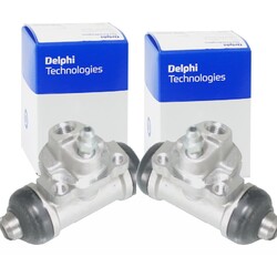 2x DELPHI RADBREMSZYLINDER 16mm passend für NISSAN 100NX ALMERA MICRA SUNNY