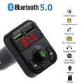 FM Transmitter Auto Bluetooth Kfz Radio Adapter 2x USB Ladegerät für Handy Phone
