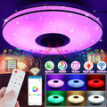 RGB LED Deckenlampe Dimmbar mit Bluetooth Musik Lautsprecher App Fnahwbatnchzxxx
