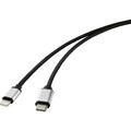 Renkforce USB-Kabel USB-C® Stecker, Apple Lightning Stecker 2.00 m Schwarz