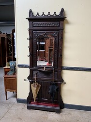 Antik -  Gaderobe, Kleiderständer - Neogotik - Lieferung möglich!