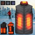 USB Heizweste Beheizbare Heizjacke Elektrisch Beheizte Weste Winter Wärmeweste
