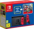 Nintendo Switch-Konsole (rot) + Spiel "Super Mario Odyssey"