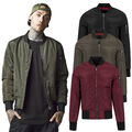 Urban Classics Herren 2-Tone Bomberjacke MA1 Piloten Flieger Jacke Army TB1446 