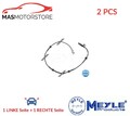 ABS SENSOR DREHZAHLFÜHLER PAAR VORNE MEYLE 40-14 800 0007 2PCS A NEU