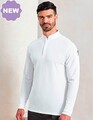 Essential ´Coolchecker®´ Chefs Shirt - Long Sleeve mit Stehkragen XS-4XL PW647