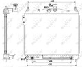 NRF 53173 Kühler, Motorkühlung für HYUNDAI