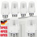 2-6 Stk Thermostatkopf Heizkörper Regler Thermostat Kopf Heizung Ventil M30 x1,5