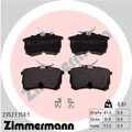 ZIMMERMANN Bremsbelagsatz Scheibenbremse 23527.150.1 für CL HONDA ACCORD CN 6 CK