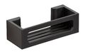 WENKO Ablage Turbo-Loc Schwarz Wandbefestigung Duschutensilien Kunststoff ABS