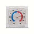 Fensterthermometer Thermometer Fenster Außenthermometer selbstklebend 7,6x7,6 cm